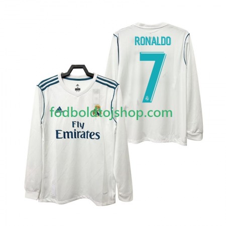 Real Madrid CRISTIANO RONALDO 7 2017 Retro Hjemme trøje 2018 L/S
